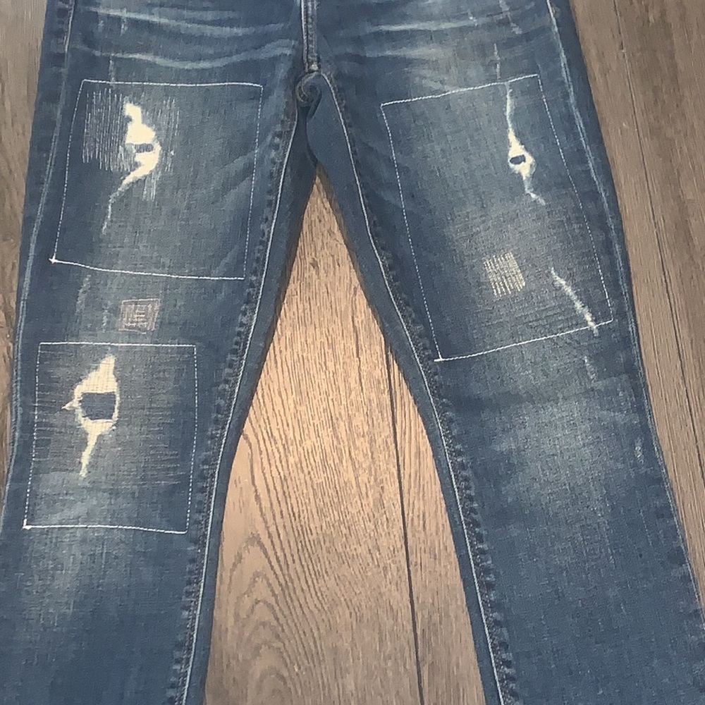 NWT Lucky Brand Ava Skinny Ankle Stitched Jean in South Lake Size 25/ Size 0 - Picture 7 of 14